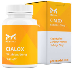 Тадалафил (Cialis) 50 tab, 20 mg/tab